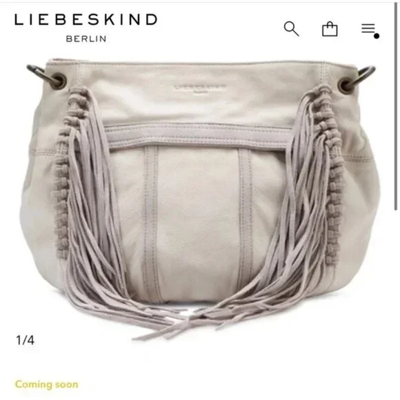 Liebeskind Vintage Crossbody Fringe Shoulder Bag Danielle EUC - Picture 7 of 8